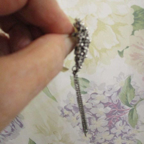 TORTOLANI Heart Brooch Earrings Set~Vintage STERLING Plate Floral Heart Jewelry - Picture 9 of 13